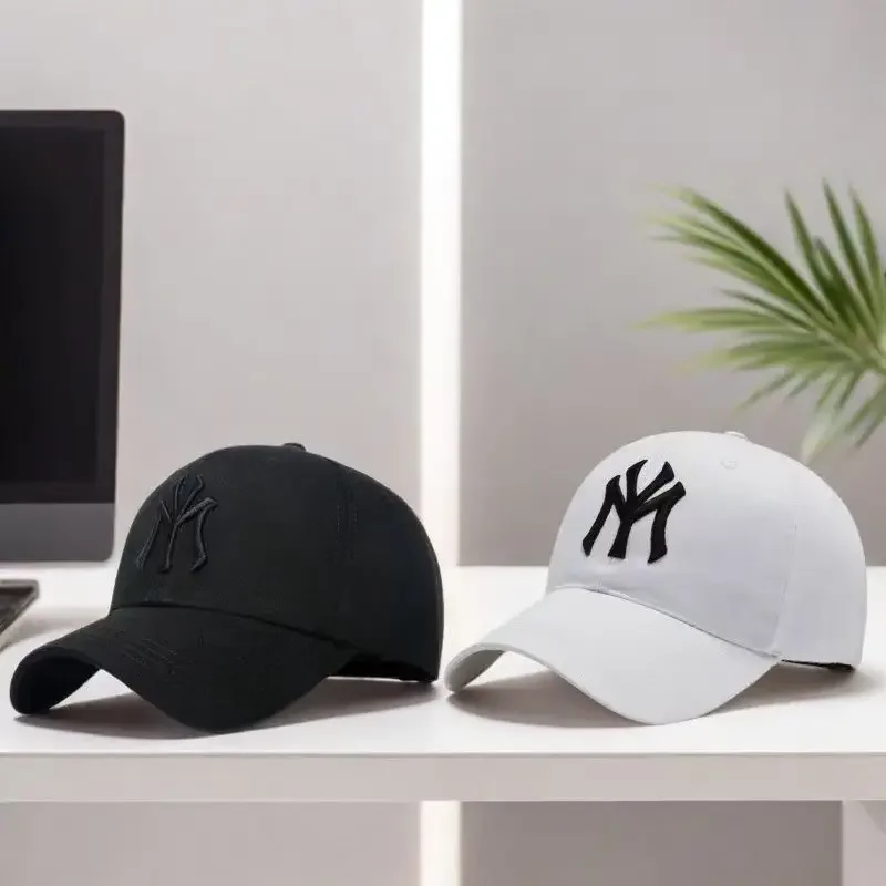 Unique Embroidered Fashion Letter Baseball Cap with Adjustable Sun Visor for Men and Women Outdoors image 2