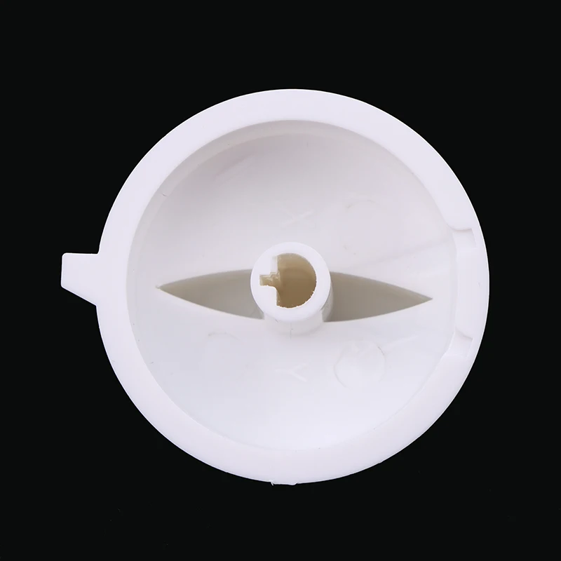 

2Pcs Universal White Microwave Oven Plastic Spool Rotary Knob Hole D-shaped Timer Control Switch Handle Long Handle Spare Parts