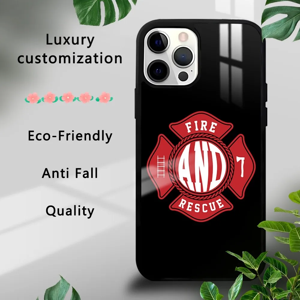 

Firefighter Heroes Fireman Phone Case For iPhone 16 15 14 13 12 11 Pro Xs Max Mini Plus Celulares Hard Funda
