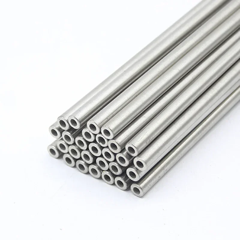 20Pcs Length 495mm 304 Stainless Steel Tube OD 2/2.5/3/3.5/4/4.5/5/5.5mm Hollow Round Tube Capillary Pipe Wall Thick 0.15-1.5mm