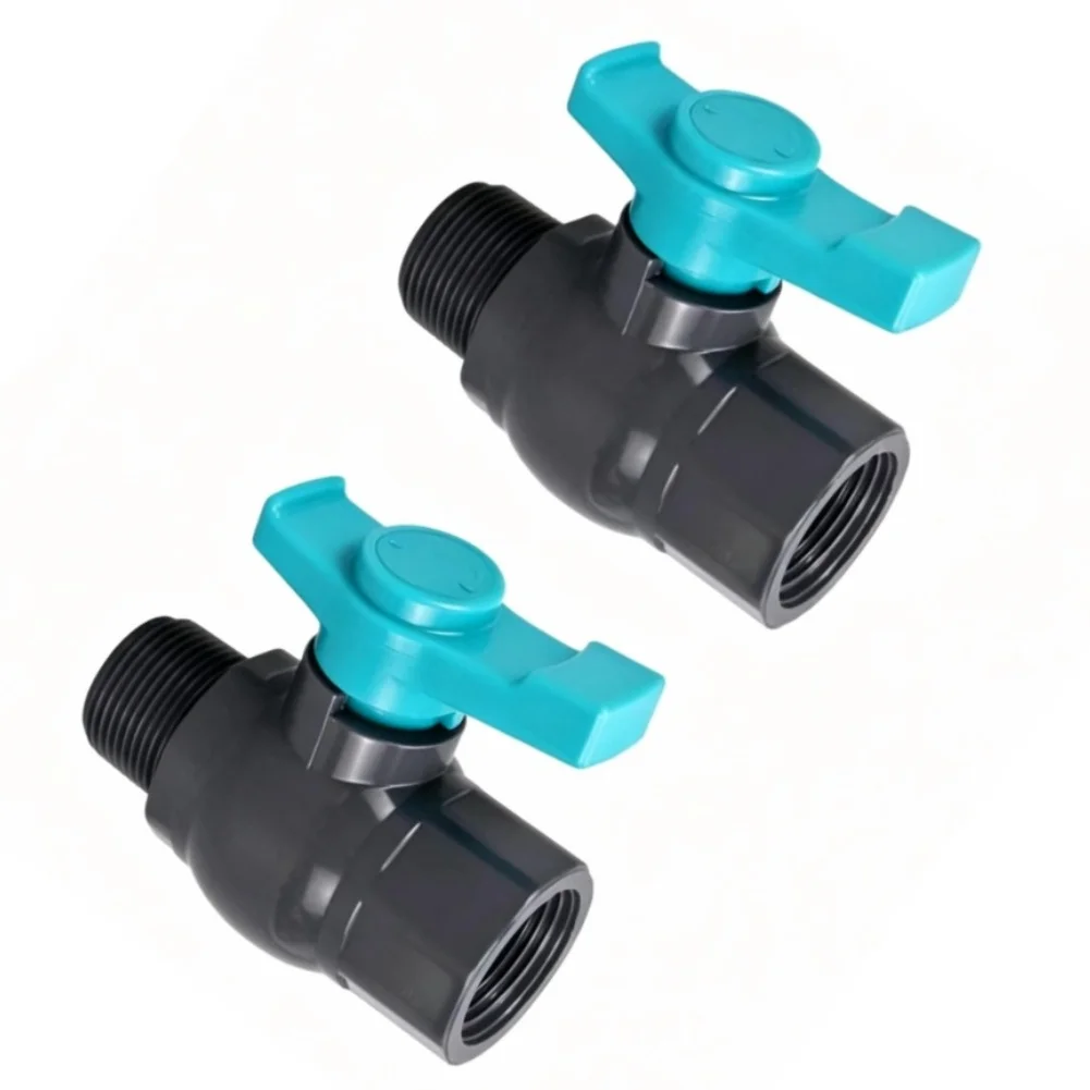 1-Inch PVC Ball Valve with Standard NPT Ends for Seamless Integration into Existing Water Distribution Systems