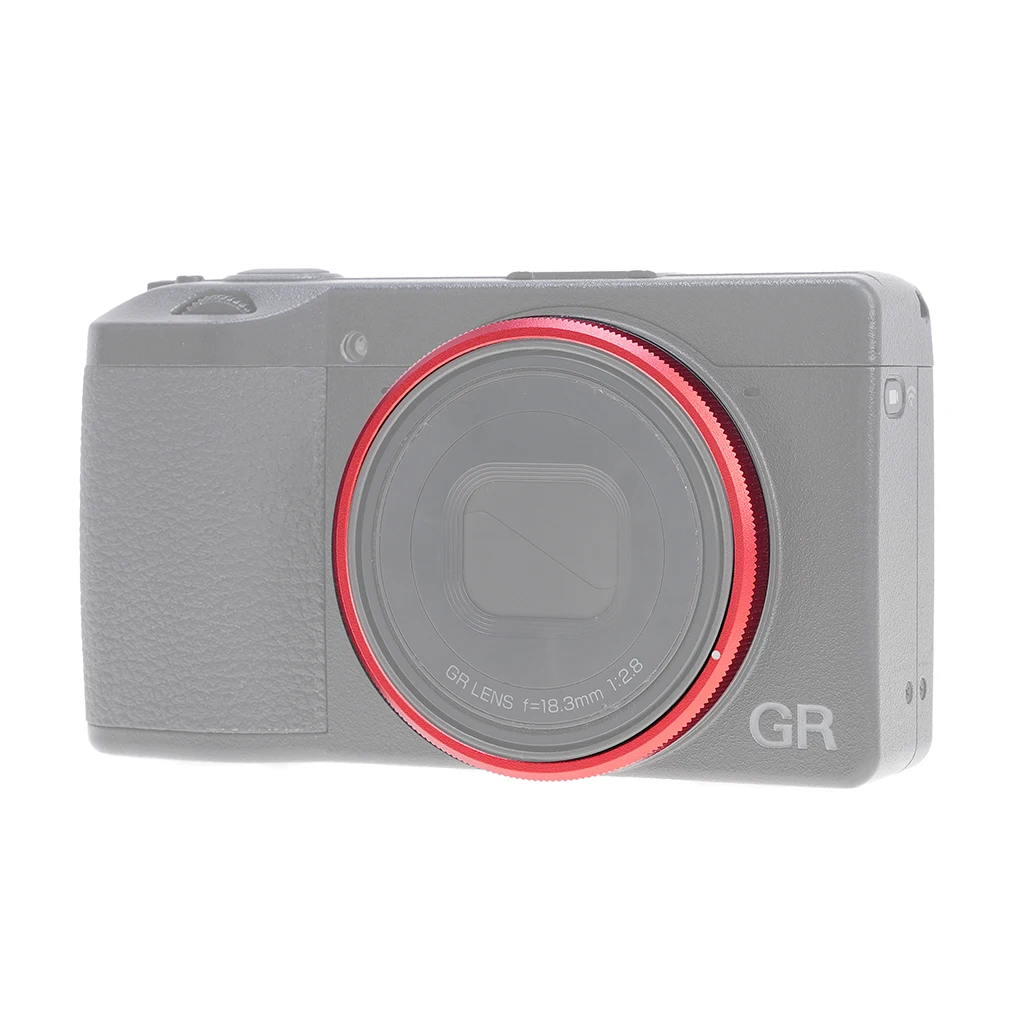 GR3X غطاء حلقة العدسة لريكو GR3IIIX GR3X HDF يستبدل عدسة معدنية عدسة حلقة محول حامي ملحقات الكاميرا