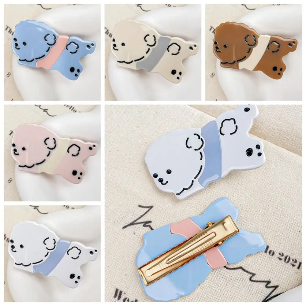 

Bangs Clip Dog Acetate Duckbill Clip Cute Side Clip Headwear Dog Hair Clip Hair Accessories Cartoon Acetic Acid Hairpin Daily