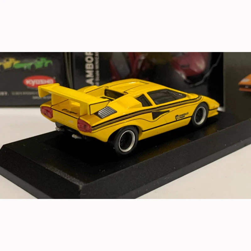 KYOSHO 1:64 Countach LP 500R Legering Model Auto Volwassen Klassieke Collectie Statische Display Ornament Gift