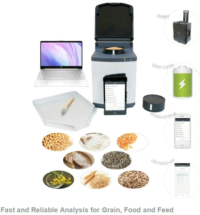 fish Animal Feed Protein Fat Poultry Raw Material Grain Nir Infrared Machine Analyzer