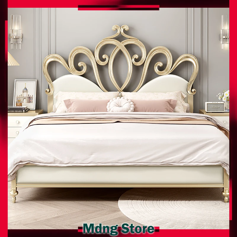 

Aesthetic Drawer Beds Nightstands Fancy Bedroom Luxury Bed Sleeping Lounge Storage Camas Matrimoniales House Accessories