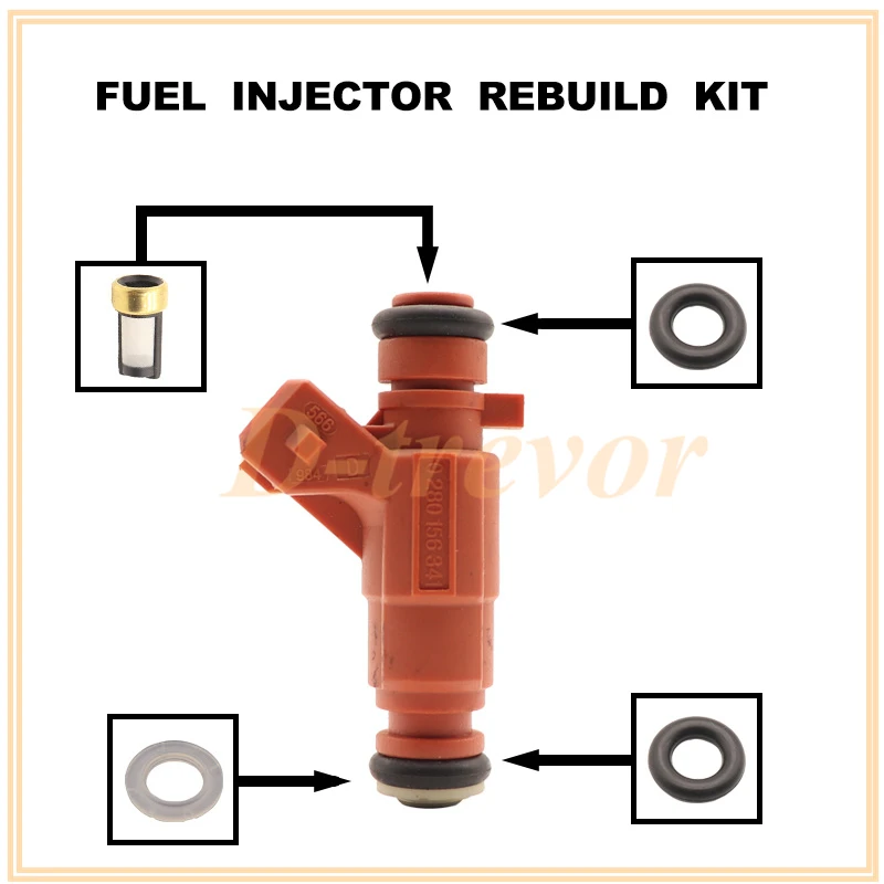 Fuel injector nozzle repair kit for Chery TIGGO / T11 / QIYUN 3 0280156341