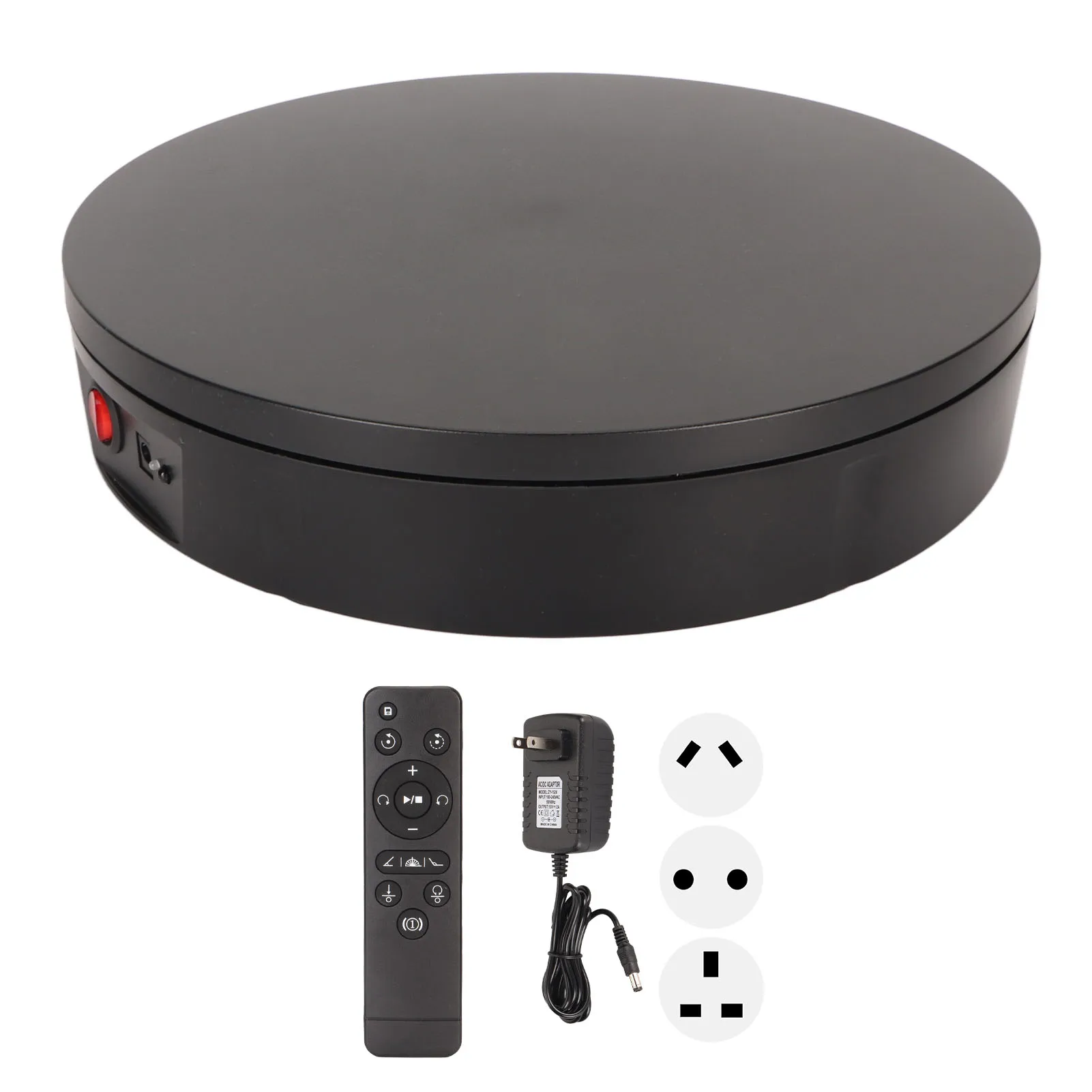 Rotating Display Stand 220lb Adjustable Speed 360 Degree Photography Turntable with Remote Control for Model