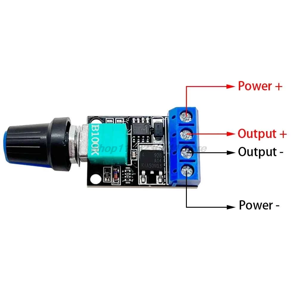 5V 12V 10A Voltage Regulator PWM DC Motor Speed Controller Governor Stepless Speed Regulator LED Dimmer Power Controller