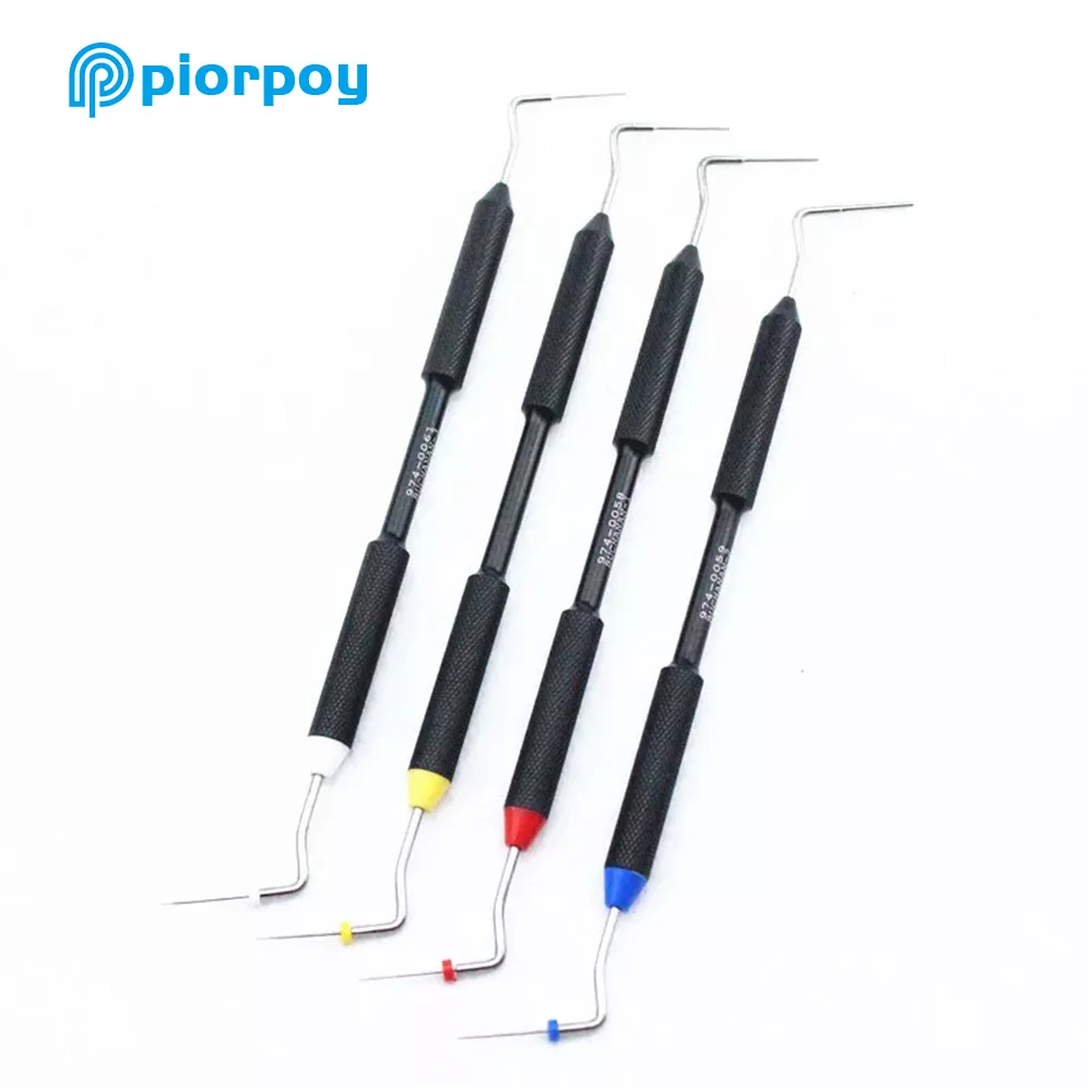PIORPOY Dental Pluggers Root Canal Filling #0 #1 #2 1Pc Endodontic Gutta Percha Endo Hand Plugger Dentistry Instrument Tools