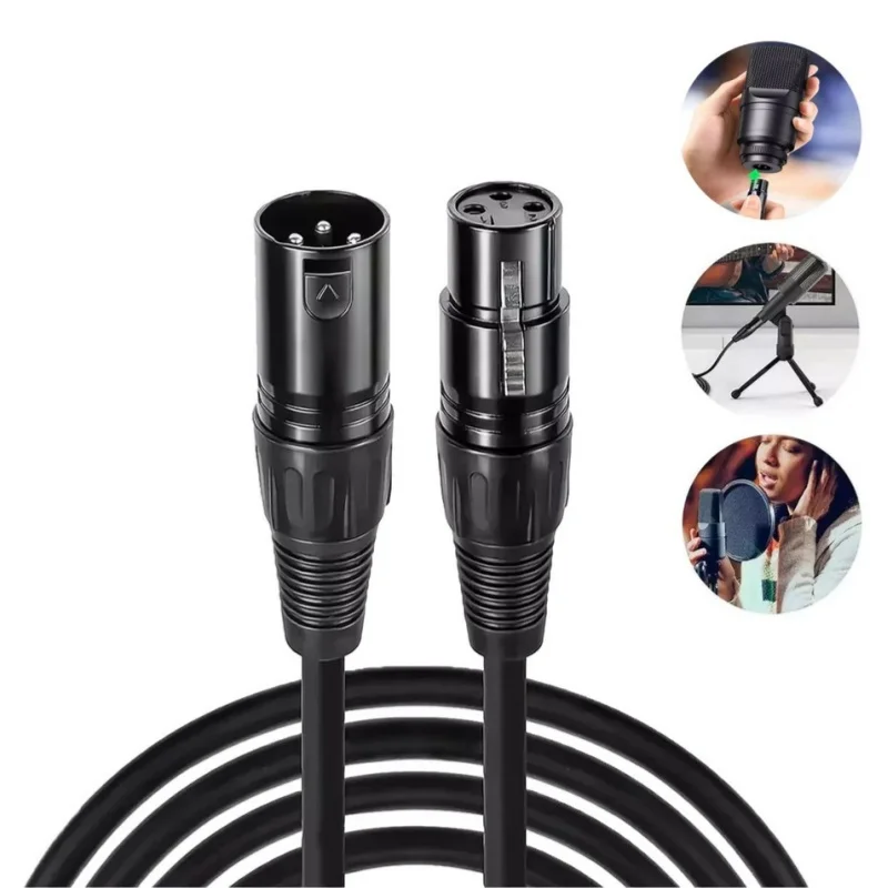 XLR Balanced Audio Cable,Microphone XLR Male to Female Audio Cable,3-Pin XLR Microphone Cable for Microphones,Preambles,Speaker