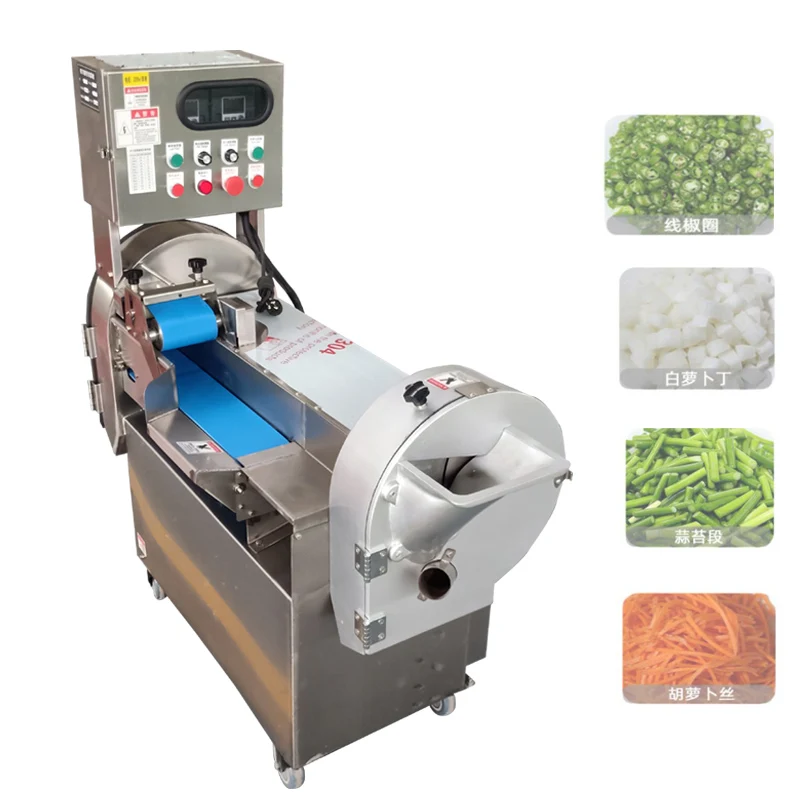 Restaurant Canteen Special Slicer Shredder Dicer Segment Cutter Commercial Vegetable Processing Machine Vegetable Cutter Machine