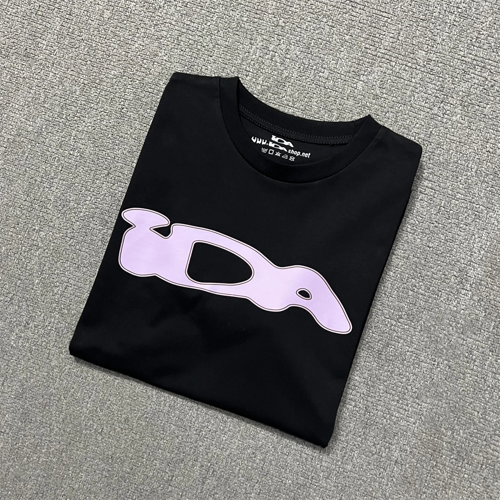 

Pink IDA Logo Print T Shirt Men Women T-shirt Top Tees