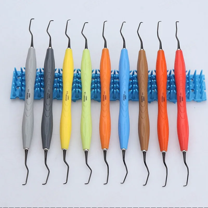 

Dental subgingival scaler Gracey periodontal scaler double-headed manual calculus cleaning tool oral instrument