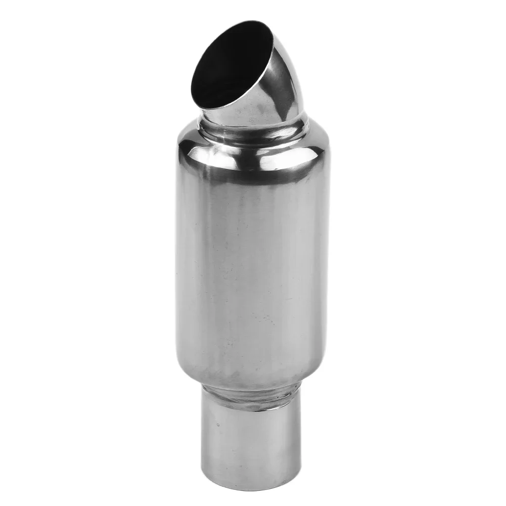 Exhaust Muffler Stainless Steel Car Exhaust Downpipes Branch Sound Tuning Muffler Tube 51mm Auto Engine Parts