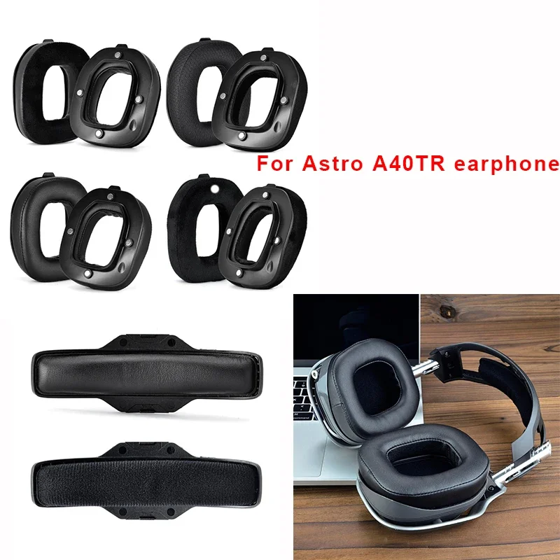 

Replacement Earpads Compatible with Astro A40TR Headphone Protein/Mesh /Flannel Ear Cushion Upgraded Elastic Ear Pad Dropship