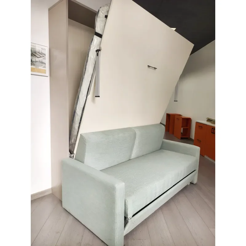 Vertical Murphy Bed Frame Rugged Space Saving Sofa Mechanism Hardware Premium Upholstered Wall Bed Kit