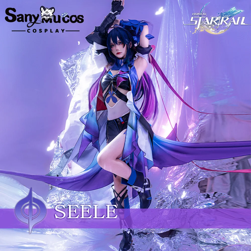 

Premium Edition SanyMuCos SeeleCospaly Honkai: Star Rail Game Dress Cospaly Outfit Comic-con Birthday and Holiday Gifts