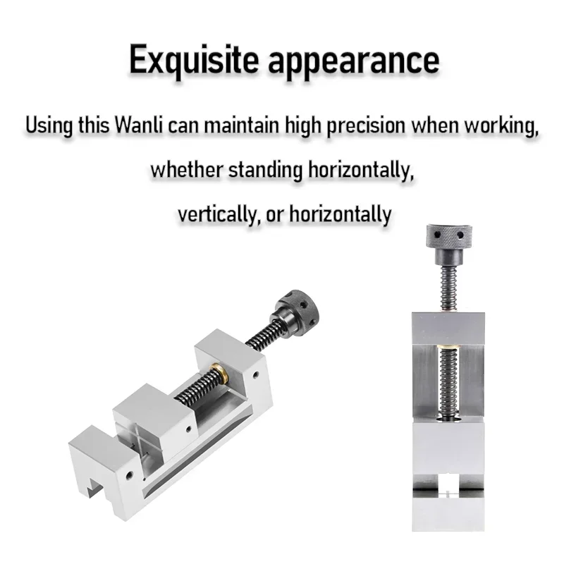 QGG 1.5/2 Inch High Precision Right Angle Vise Tools Steel Gad Tongs Manual Flat-nose Pliers For Fixture of Grinding Machine