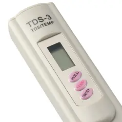 TDS-3 penna Tester per la qualità dell'acqua 0-9999ppm grande schermo retroilluminato misuratore digitale strumenti per il test dell'acqua acquari per piscine