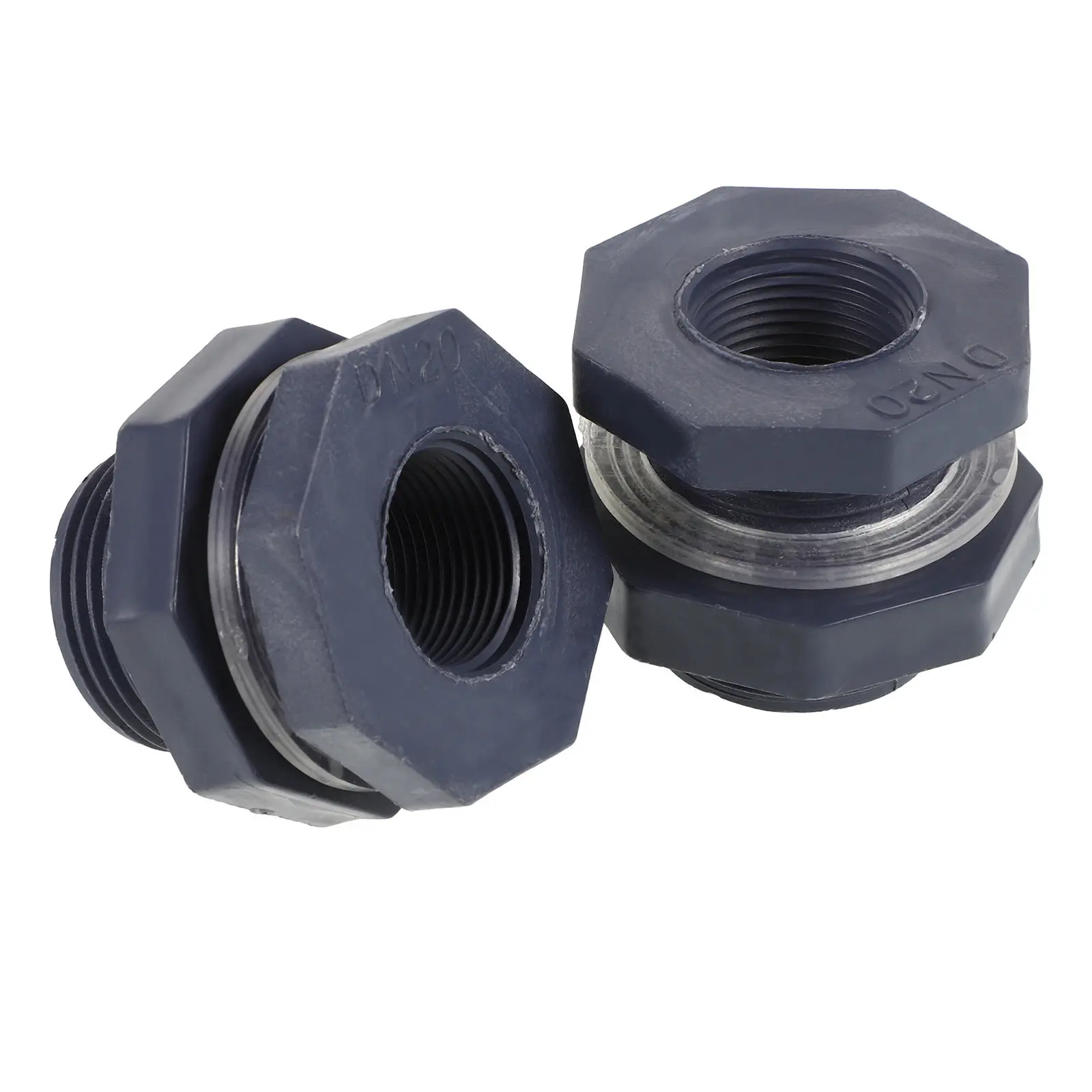 2 Pcs Hose Connector Aquariums Fitting Accessories Water Tank Pvc Pipe Fittings Rain Barrel - view 4