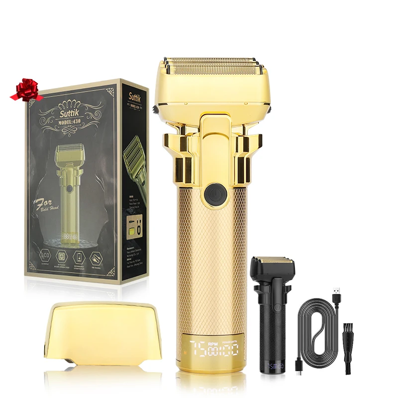 

Металлическая бритва с единорогом, ЖК-цифровой дисплей, 7500 об/мин, высокоскоростной триммер для волос, многофункциональный набор для ухода за бородой с возвратно-поступательным движением