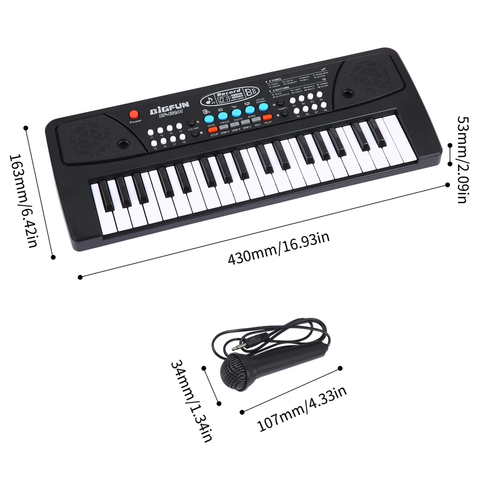 BIGFUN 37 キー/49 キー USB 電子オルガンキーボードピアノデジタル