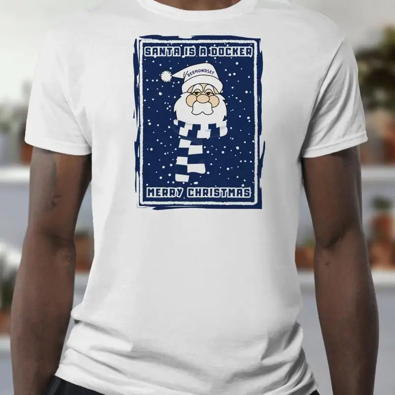تي شيرت ميلوال سانتا هو دوكر لعيد الميلاد وعيد الميلاد عضوي