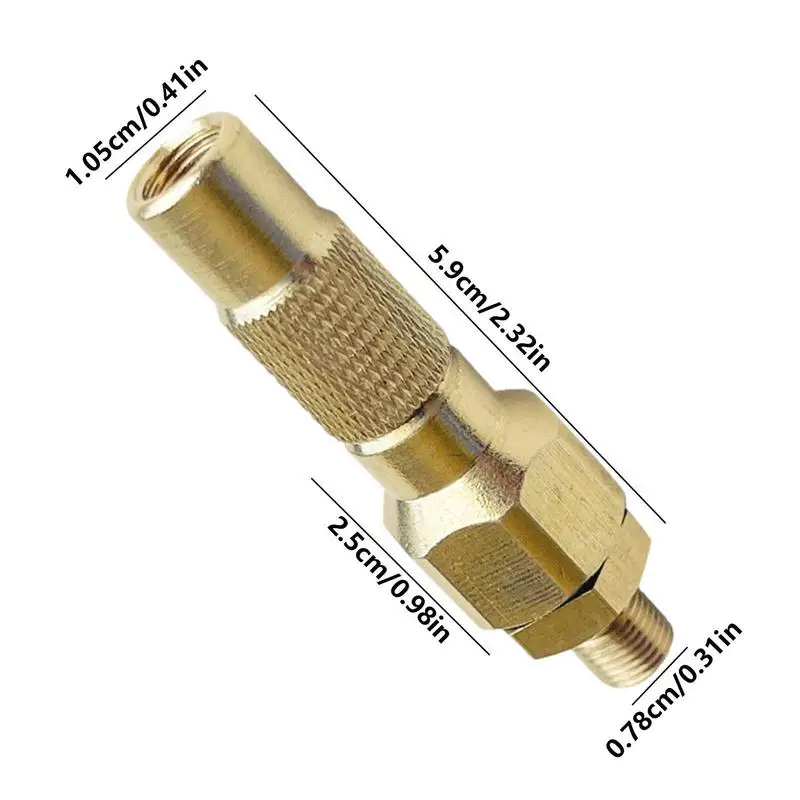 Tire Valves Extension Brass Material Conversion Nozzle Tire Tube Valves Extension Adapter For Bike Car Truck Tire Inflation Tool