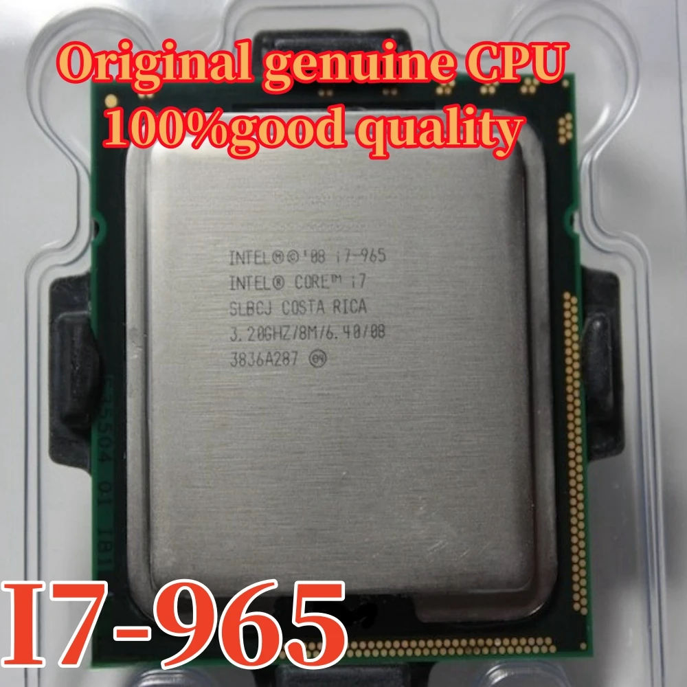 Original Intel Core i7-965 Processor Extreme Edition I7 965 3.20GHZ 4-Core 8M Cache LGA1366 CPU 130W free shipping