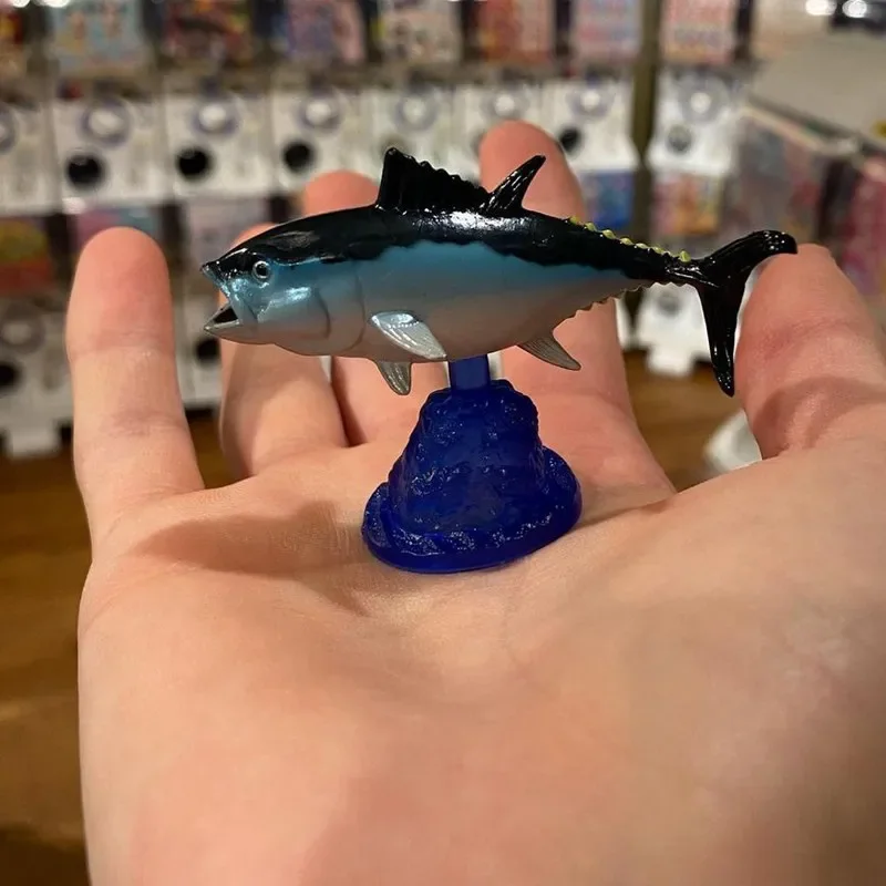 TARLIN Original Gashapon Figure Anime Kawaii Marine Life Killer Whale Tuna Tonijn Gacha Cute Capsule Toy Soldiers Accessories