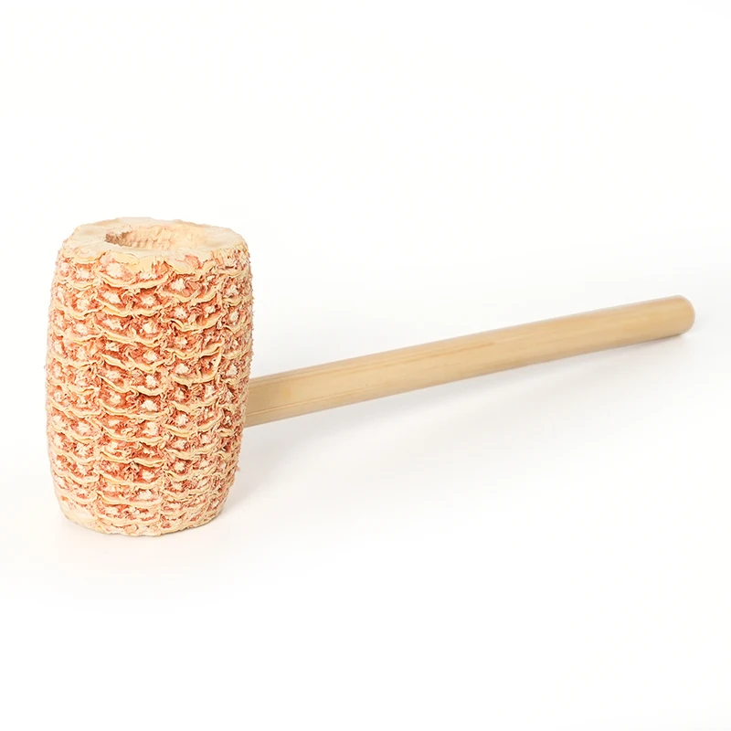 Natural Bamboo Straight Stem Straight Tip Corn Cob Pipe Lightweight Entry Level Smoking Pipe for Beginners