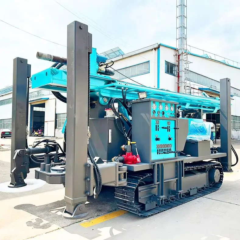 

Customized 160/200m Hydraulic Deep Water Well Rig Diesel Crawler Efficient Light Portable Well Drilling Machine Boring Hot Sale