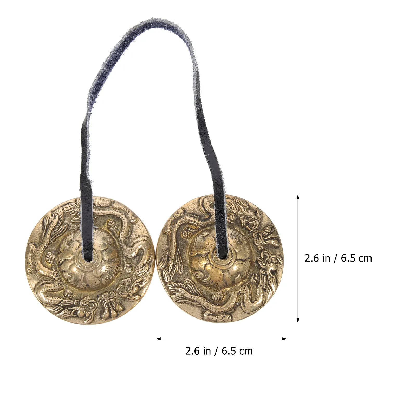 1Pcs Cymbal Bell Professional Yoga Meditation Bell Brass Portable for Sound Healing Relaxation Music Cymbals Chimes