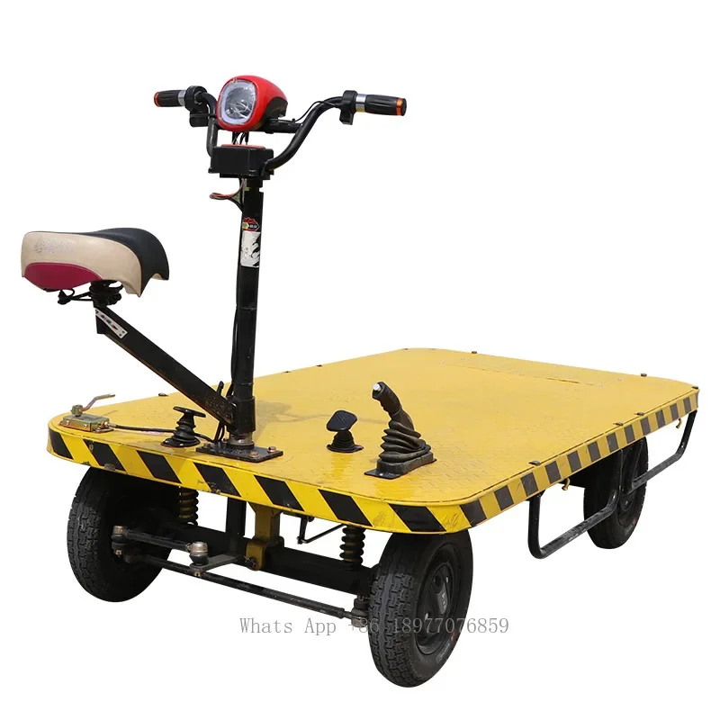 Wholesale Wheel Heavy Electric Trolley For Hospital And Industrial Outdoor Logistics Cargo Mover Truck Hand Cart