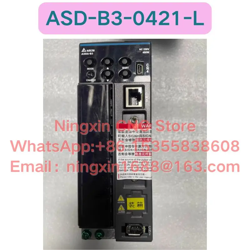 

Used ASD-B3-0421-L Servo Drive Functional test OK ASDB30421L