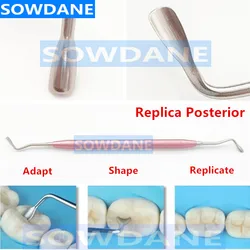Replika szpatułka do estetycznej odbudowy stomatologicznej do uiszczania modelowania okluzyjnego tylnych zębów Narzędzie do modelowania zębów