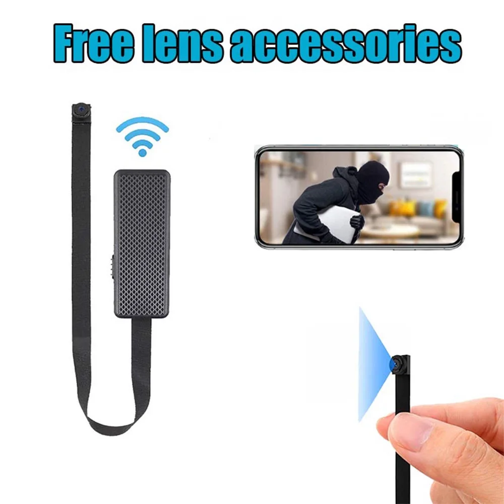 

Mini Wireless Camera Diy Module Nanny Cam 1080p Wifi Cam For Wide Angle Motion Detection Alarm & Record Support Phone App