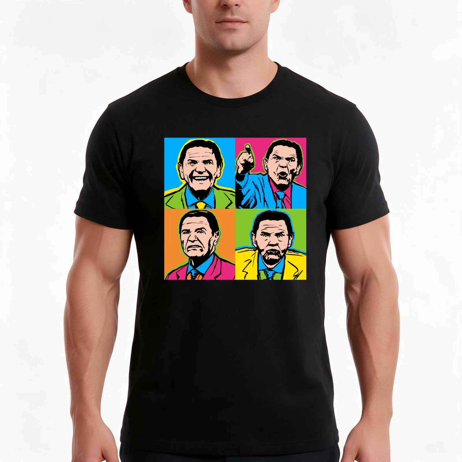 Pop-Copeland No Text Version WTFBrahh T-Shirt, Summer Casual Cotton Tee, Oversized Streetwear Tops, Vintage Graphic Print