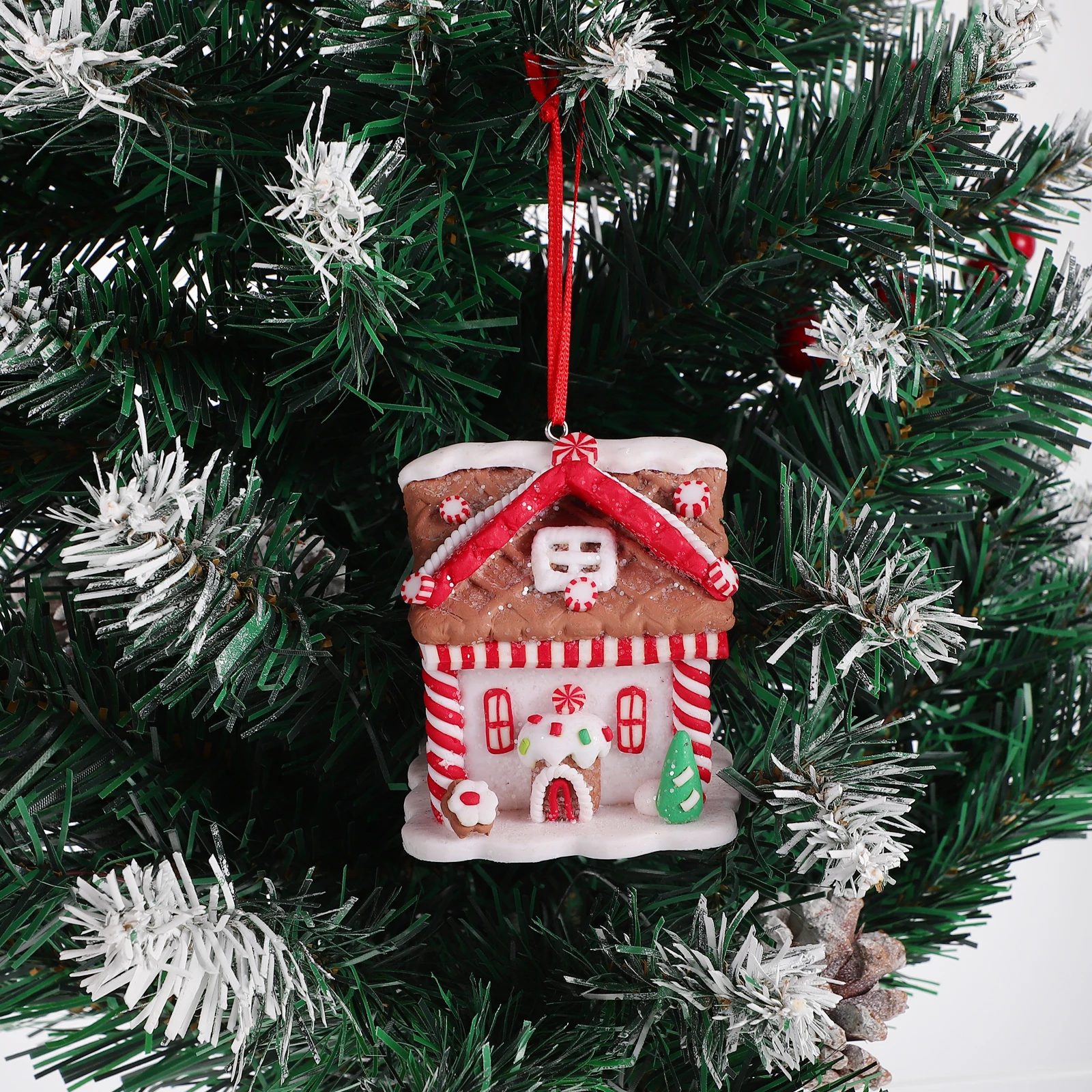 

Realistic Style Resin Hanging Tag Creative Christmas Ornament for Xmas Tree Party Home Festive Decoration