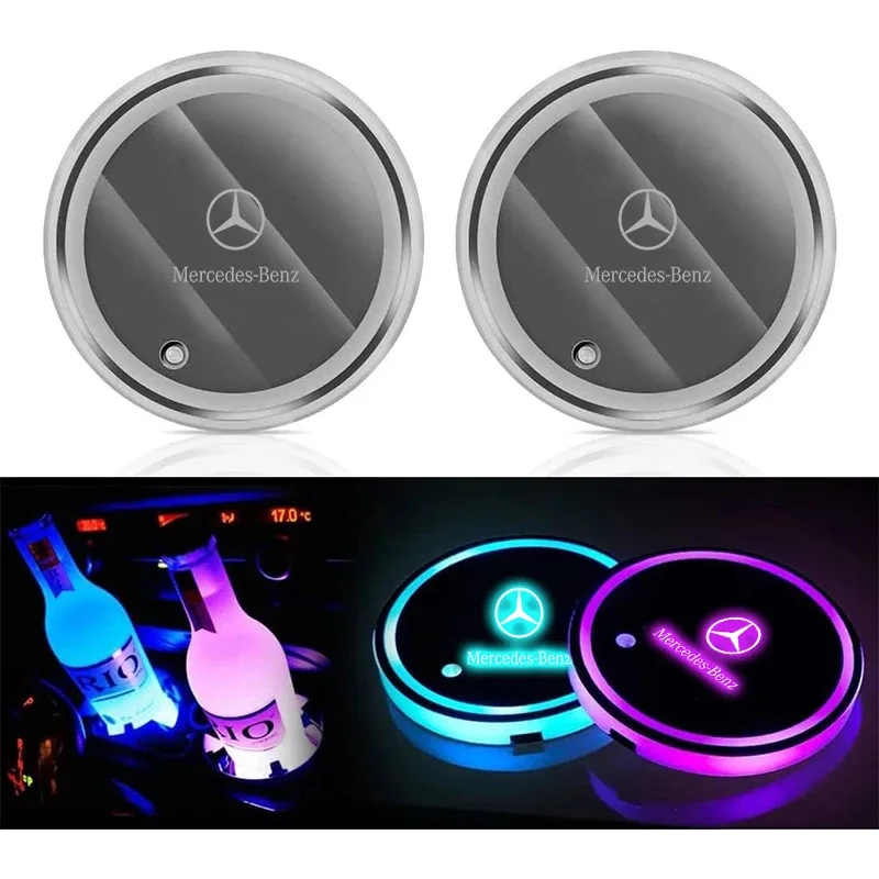 

Car LED Wireless Threshold Light For Mercedes Benz A B C E S V Class GLB GLC GLE Pilot SLK SLC ML SL Vito AMG Sprinter W176 W205