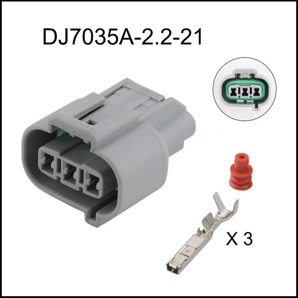 Imagem -06 - Conector de Cabo Impermeável Automático Plugue Automotivo Soquete Masculino Família Inclui Terminal Pinos 61890486 100set