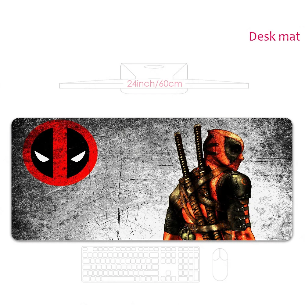 D-Deadpools Funny Hero Mousepad Mouse Mat Desk Mat Large Gaming Accessories Prime Gaming XXL Keyboard Pad