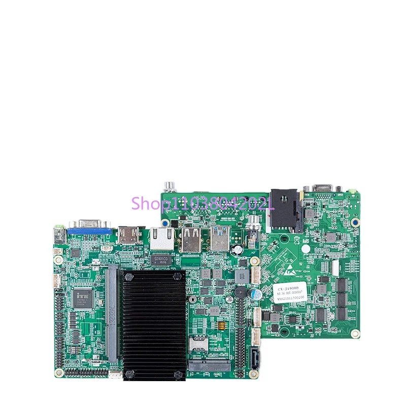 J1900 Gigabit Network Port Industrial Control Main Board LVDS/EDP Industrial Computer Advertising Machine Fanless Industrial