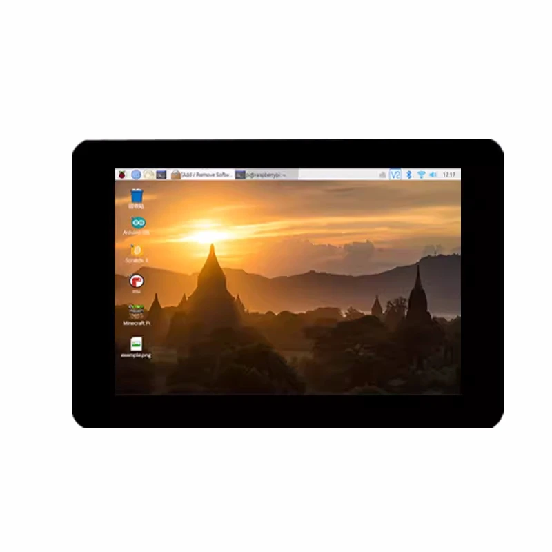 NYRaspberry Pi 4 Generation Raspberry Pi 3B+/4B Offizielles 7-Zoll-Touchdisplay Kapazitiver DSI-Bildschirm