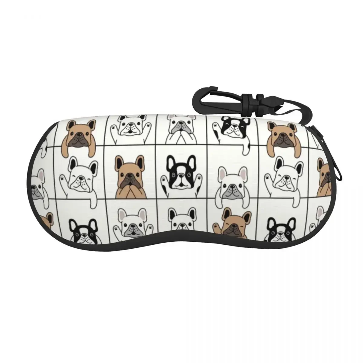 Custom French Bulldog Puppy Glasses Case Stylish Dog Shell Eyeglasses Case Sunglasses Box