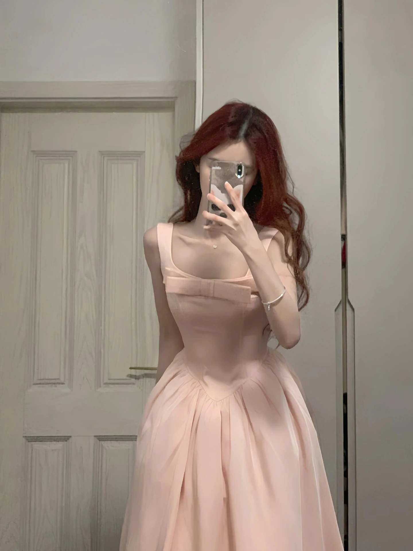 

Розовая юбка для дня рождения 2026: Нежная, элегантная, для богатых девушек, с завышенной талией, утягивающая, маленького размера, в стиле принцессы, средней длины