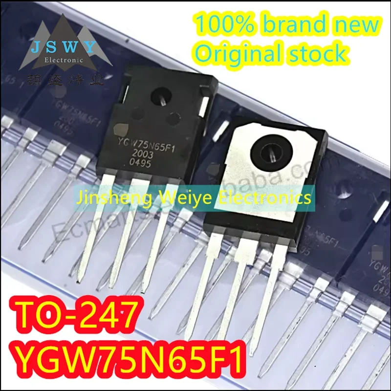 

(5/20pieces) YGW75N65F1 YGW75N65T1 75N65 75A 650V IGBT power tube TO-247 100% new original consumer electronics