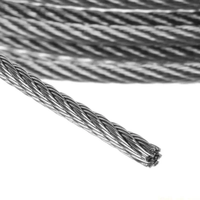 A2BE 10 Meters Soft Steel Wire Rope for Outdoor Gardening Tools  Strong Load-Bearing