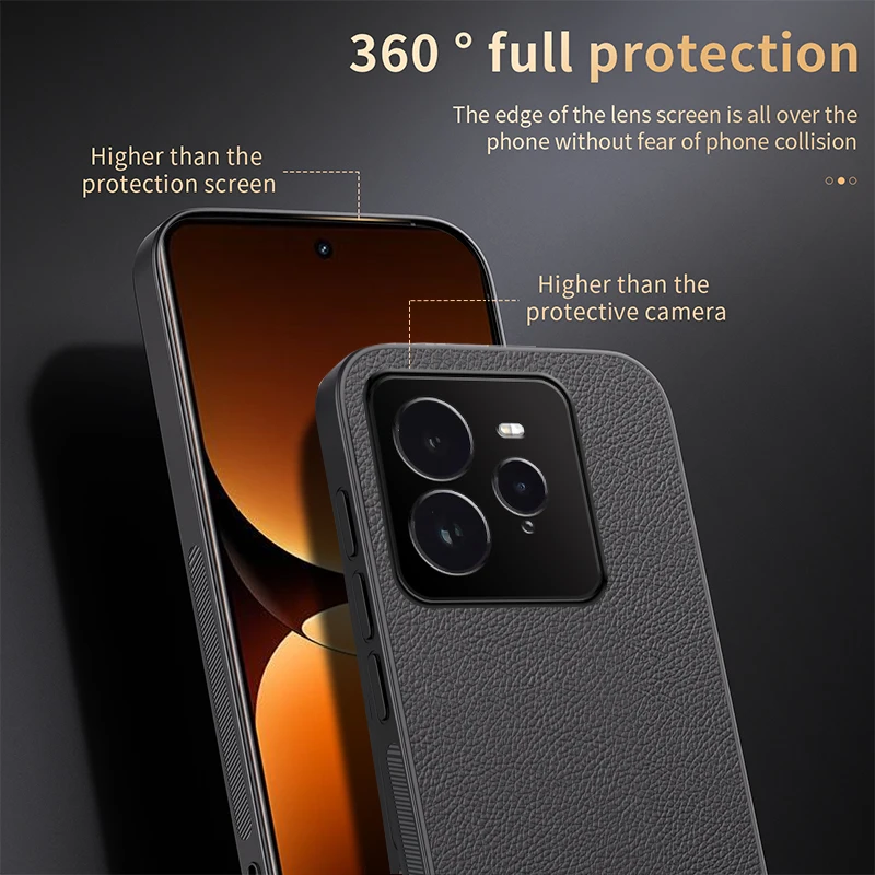 Luxury Business Leather Soft Frame Magnetic Cover For Realme GT7 Pro GT 7 Pro GT7Pro 5G Phone Cases Capa